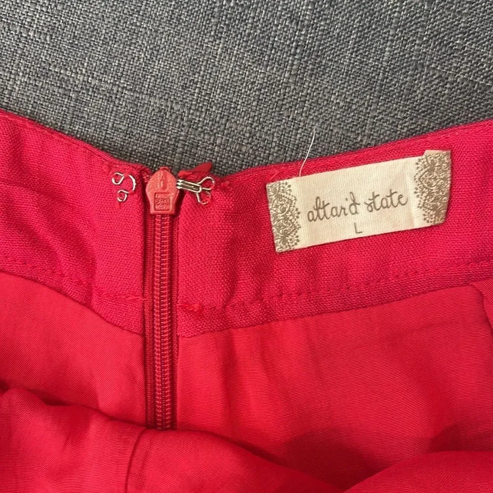 Altar’d State Red Skort (NWT) Size Large